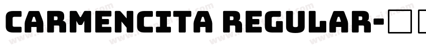 Carmencita Regular字体转换